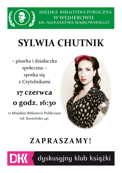 Sylwia Chutnik - plakat